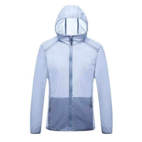 

cloudstyle мужской zipper толстовка solid color stretch защита от солнца одежды дышащего quick dry скалолазание, открытый, Black