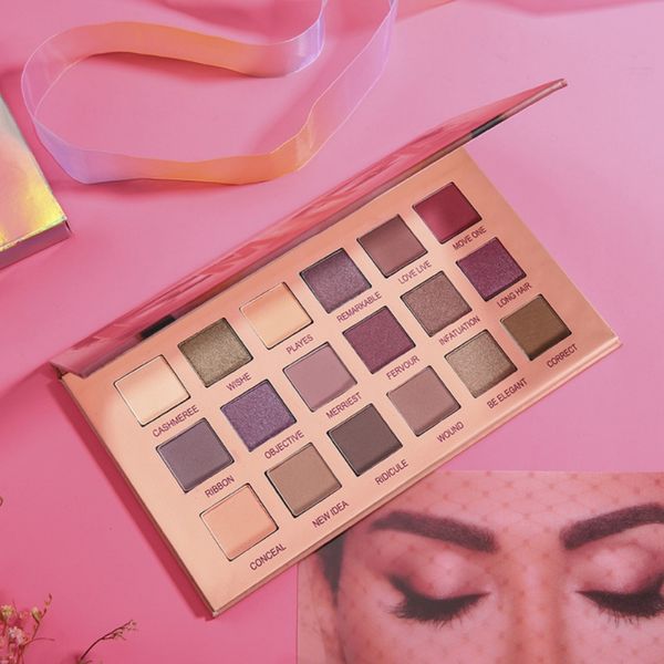 

18 colors eye shadow makeup pearl metallic eyeshadow palette make maquiagem