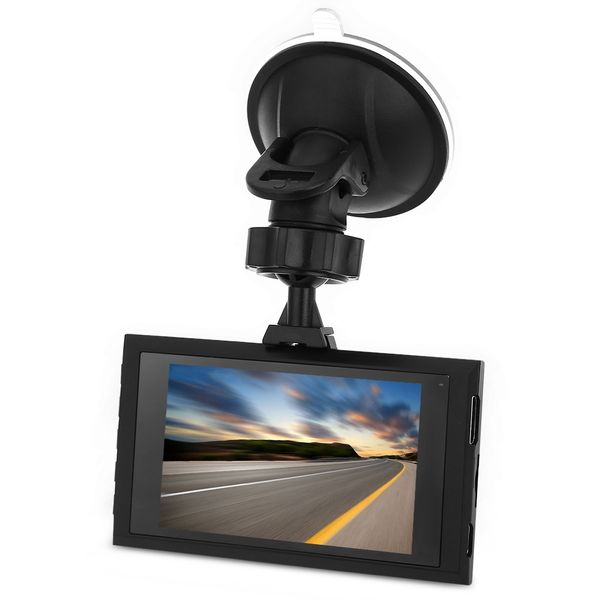 

a8 1080p full hd 170 degree wide angle car dvr recorder led fill light / loop cycle recording
