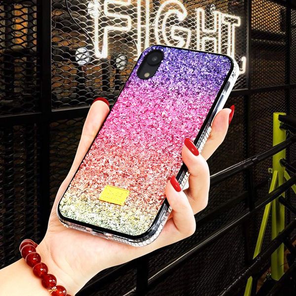 

блек bling дело rhinestone дл iphone xr luxury алмазне женин конѬђкоѬа заиникђ елеон