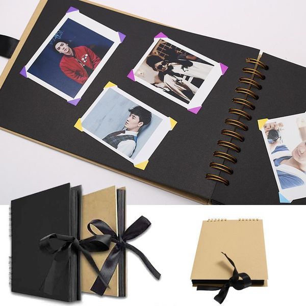 

paper rotation christmas gifts flip 361 degrees sturdy elegant portable style brown black diy souvenir notebook
