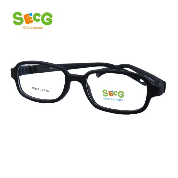 

secg optical computer children glasses frame plastic titanium resin glasses children myopia protective kids eyewear tr867, Silver