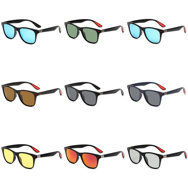 

brand designer men polarized sunglasses classic aviator sun glasses for women driving uv400 metal frame flash mirror rays glasses bans #191, White;black