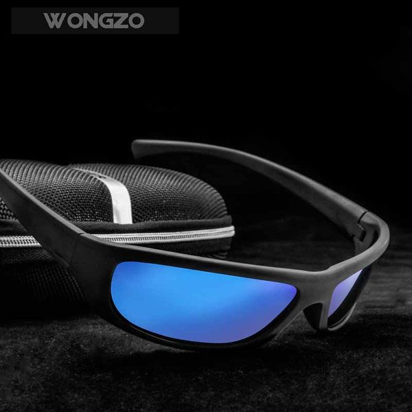 

wongzo casual polarized sunglasses retro colored transparent glasses classic fishing driving sunglasses for men and women uv400, White;black