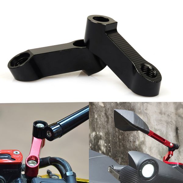 

universal moto parts 10mm 8mm motorcycle rearview mirrors extension riser extender adapter for