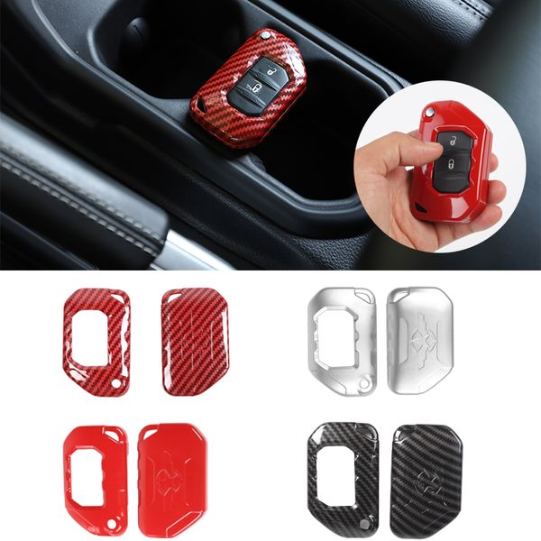 ABS-Autoschlüsselgehäuse, Schlüsseltaschenhalter-Schutz für Jeep Wrangler JL 18+ Auto-internes Zubehör