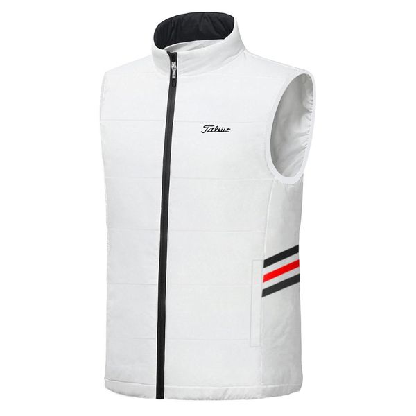 

winter golf clothing men's vest golf cotton vest, Red;blue