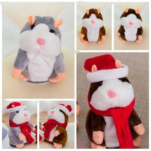 Lernspielzeug Weihnachten Kinder Geschenke Sprechende Hamstermaus Haustier Plüschpuppen Sprechen Sprechende Tonaufnahme Hamster Stofftiere 15cm CZYQ6329