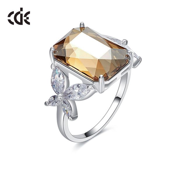 

wedding party silver s925 beaded pearl gift woman lady diamond jewelry ring for bride acting initiation graduation cde-701, Golden;silver