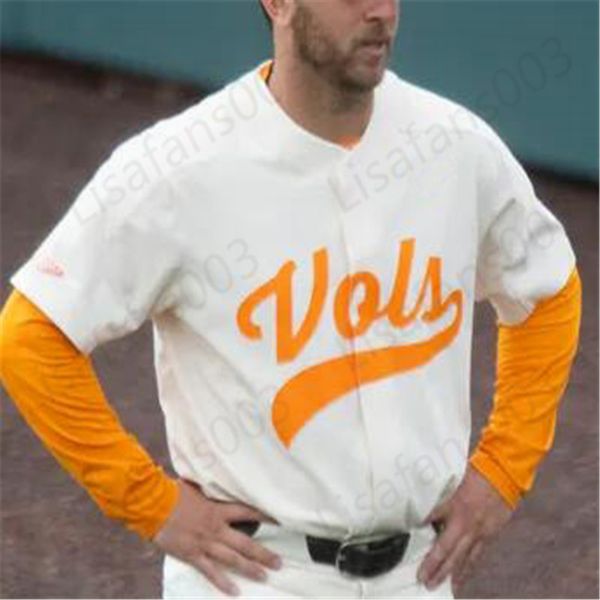 tennessee vols cream baseball jersey