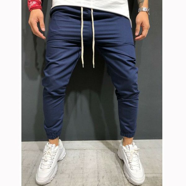 

casual jogger brand men pants hip hop harem joggers pants 2019 male trousers mens joggers solid pants sweatpants large size xxl, Black