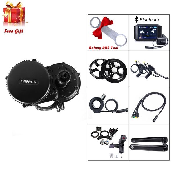 

bafang bbs01b 36v 250w mid drive motor electric bike conversion kit dpc18 850c 750c 500c c965 c961 display ebike bicycle parts