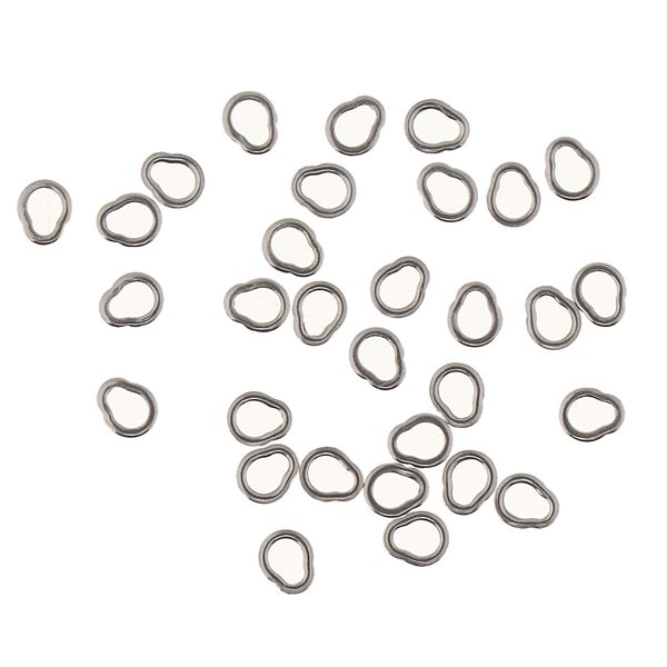 

30pcs нержавеющей стали твердые буровой установки кольца для отсадки, ассит крючки, большой игре
