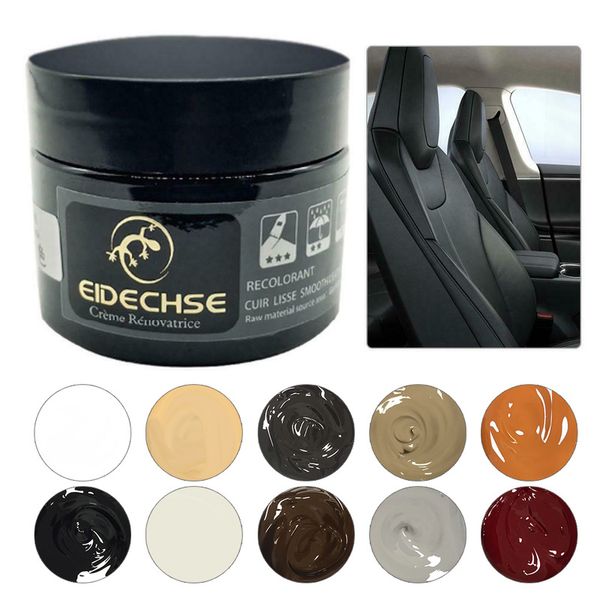 

liquid leather repair kit auto complementary color paste car seat sofa holes scratch cracks rips polish paint care coating tslm1
