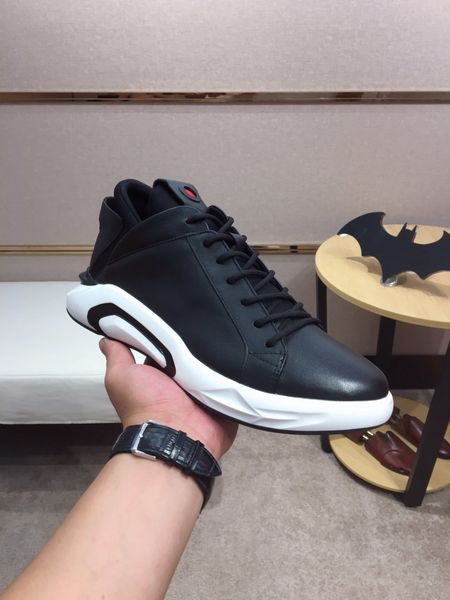 

2019 mens y designer casual shoes black white mesh leather men runner low fashion leisure shoes with box