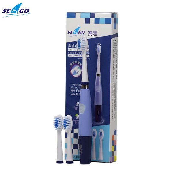 

seago automatic ultrasonic sonic brush wave electric toothbrush battery sonic toothbrush waterproof replacement brush tooth
