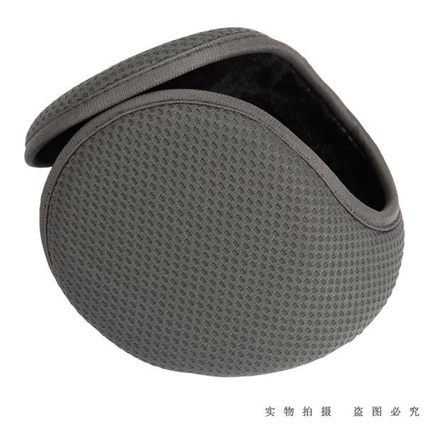 

winter men and women fleece warmer earmuff warm plush cloth ear muffs cover earwarmers ear muffs earlap warmer, Blue;gray