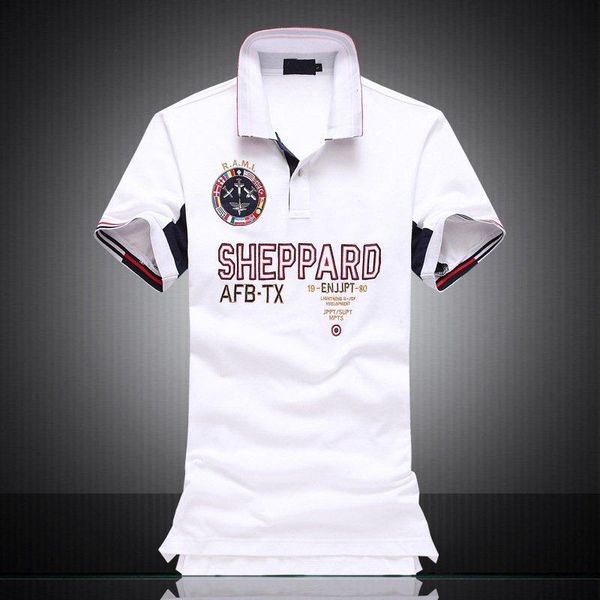 

new fashion men's summer euro us leisure summer polo shirt golf cotton brand polos men short sleeve sports polo, White;black