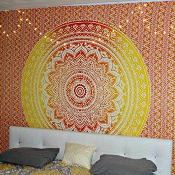 

fashion new mandala rainbow series wall tapestry wedding party gift beach towel yoga picnic mat w3-new-ls-mtl01-8
