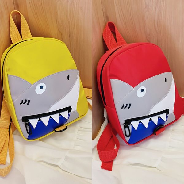 

2020 children's lost bag cartoon shark kindergarten boys and girls backpack baby backpack large capacity