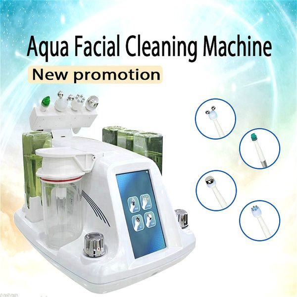 

2020 4 in 1 skin peeling dermabrasion machine hydra facial dermabrasion machine for skin deep cleaning dhl ing, Black;white