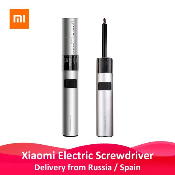 

mi mijia wowstick screw driver sd 36 bits 3led lithium battery rechargeable screwdriver kit magnetic suction one button design