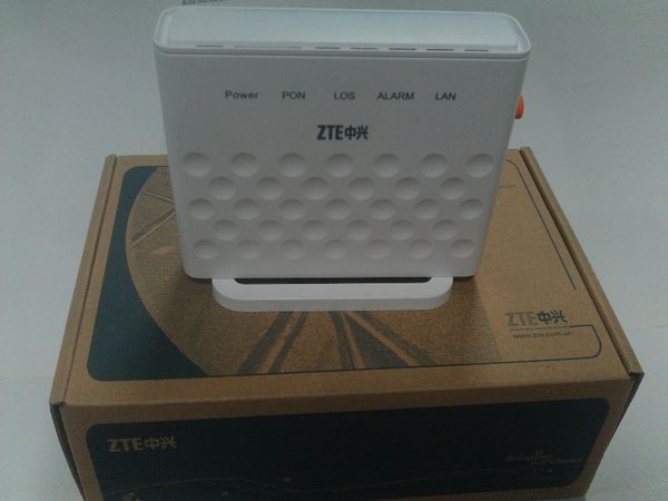 

100% работает на исходном zte f643 zxa10 ftth или ​​ftto gpon ont onu с 1ge ethernet порт, английская версия