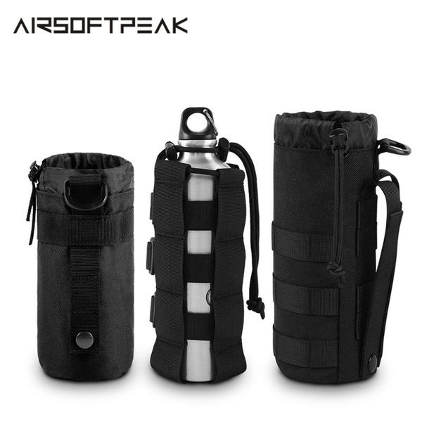 

outdoor bags molle system water bottle pouch upgraded traveling hiking pack hunting bag backpack accessories