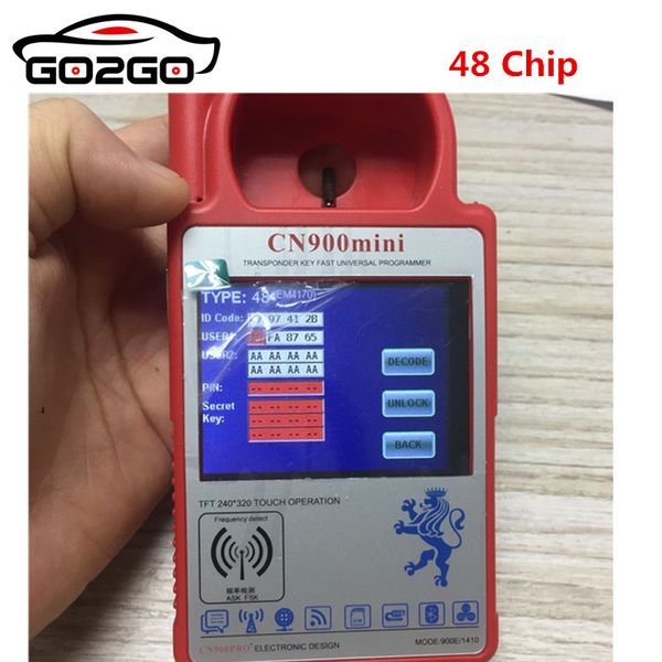 

5pcs cn6 id48 chip for mini cn900 car transponder 48 chip glass blank for nd900 key programmer copy car key