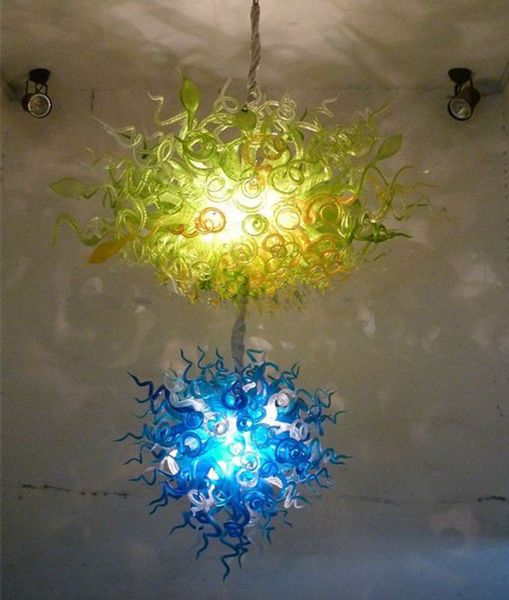 Лампы Хорошее количество Творческая гостиная светлый современный ресторан искусства декоративные светодиодные вешающие люстры лампы два ярусных вентилятора