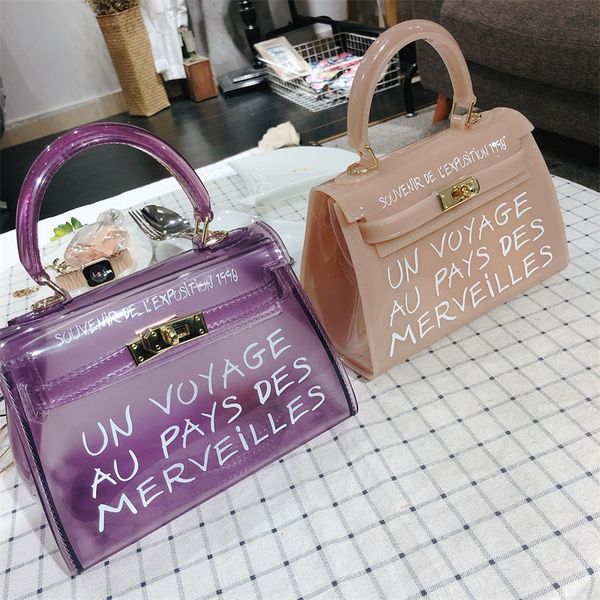 

fasion women bag new jelly style women handbag transparent bag many colors handbag for women ing