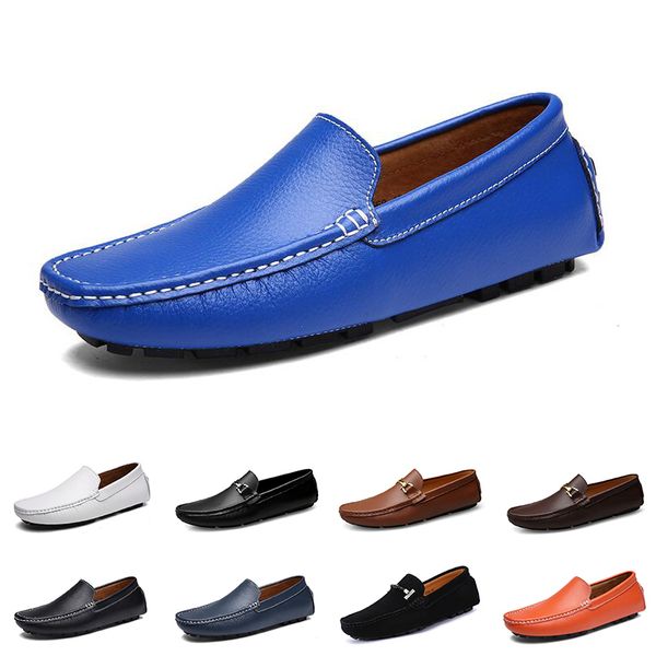 

2020 men casual shoes espadrilles triple black white brown wine red mens leather sneakers outdoor jogging walking color #15