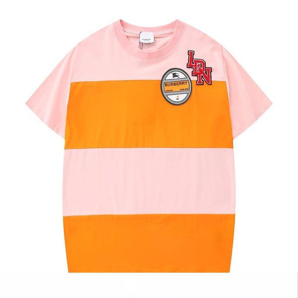 

новый дизайн футболки мужская одежда брендированные топы футболка мода лето прилив ветвистые буквы печатные роскошные мужские рубашки одежда, White