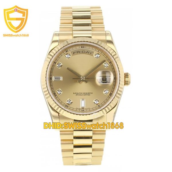

10 style luxury mens watches 228238 218238 date just date-just mechanical automatic watch gold 316l stainless steel case strap wristwatches, Slivery;brown