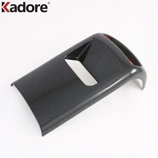 

for palisade 2020 2021 carbon fiber inner interior rear armrest box panel air condition vent outlet sticker cover trim