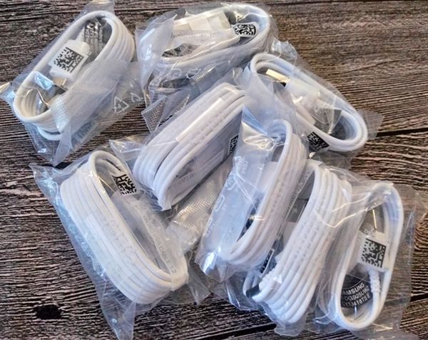 

dhl shipping for samsung oem original micro usb cable 1.2 m data with braided fast charger cable white for samsung s6 s7 edge plus note