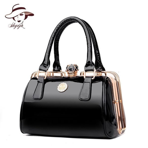 

famous designer big women handbag patent leather shoulder bags diamonds ladies large capacity tote crossbody bags cj191209