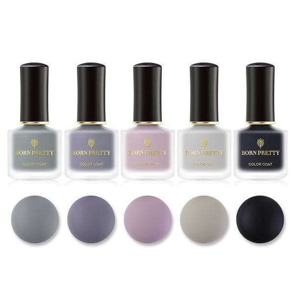 

born pretty matte nail polish 6ml quick dry black nail art lacquer diy manicure varnish designs