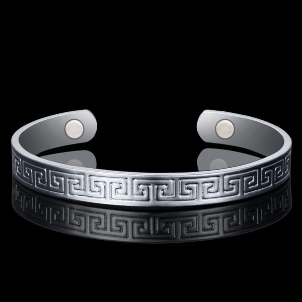 

source factory sells bracelets with great wall pattern and tassels, open bracelets, men's and women's jewelry, Black