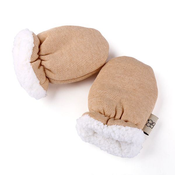 

child winter warm gloves thicken cashmere cartoon mittens boys girls full finger glove newborn mitten 0-12 month mitaine laine, Blue;gray