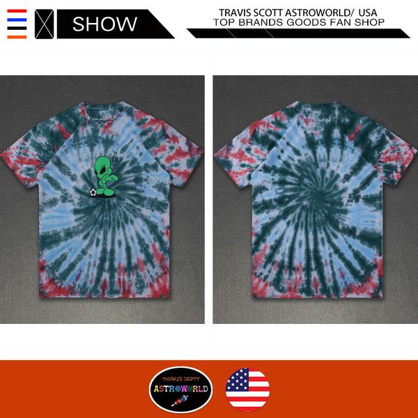 

travis scott astroworld short sleeve t the space world gospel alien short sleeve, White;black