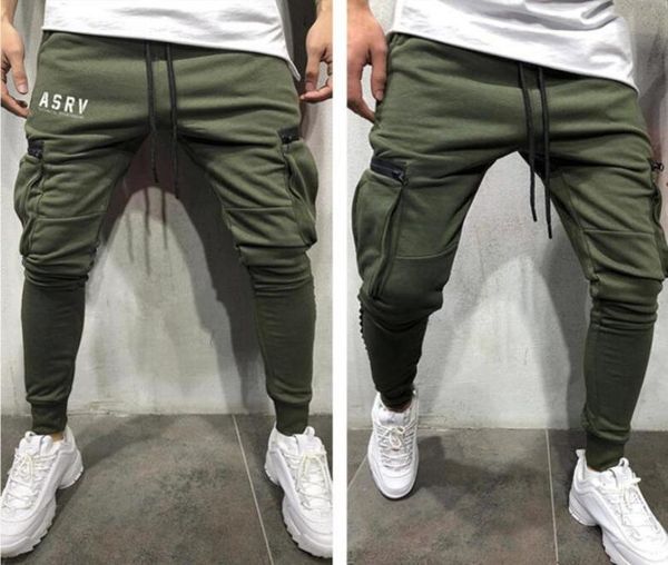 

casual pants asrv mens athletic sports pencil pants solid big av pockets gym pencil sweatpants trousers ing, Black