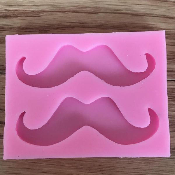 

высокое качество мини силиконовые усы торт украшение diy mold handmade fondant mold tool * 1