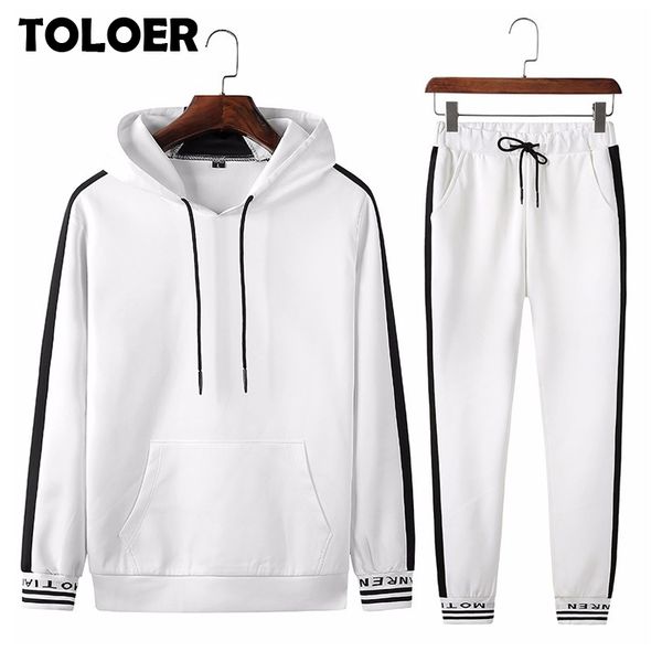 

2 бюстье мужчины tracksuit набор моды с капюшоном куртка костюма мужская весна осень спортивный костюм куртка + pant спортивная dropshipping, Gray