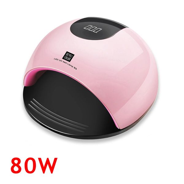 

nail dryer 45w/80w uv led lamp nail lamp 12 leds for curing all gels builder polish varnish manicure salon art tools
