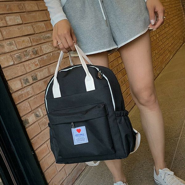 

women girls shoulder canvas backpack rucksack school travel lapcollege bag bookbag school bags for teenage girls back pack