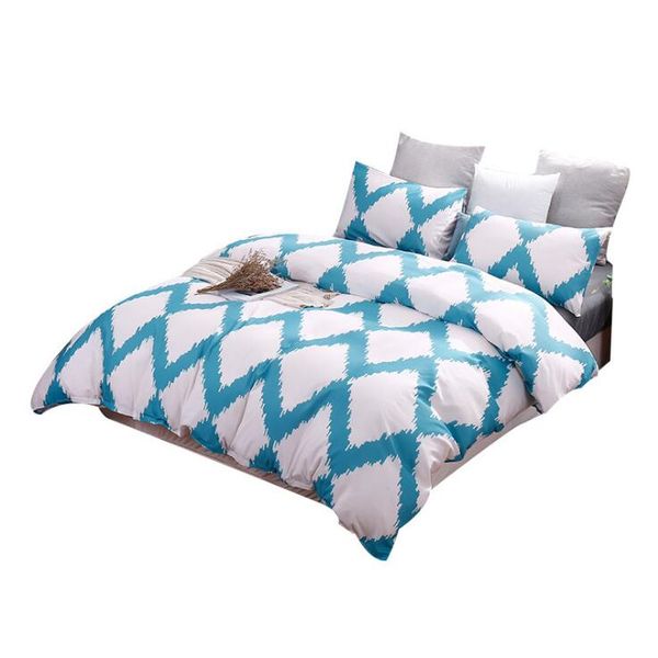 Nordic Us Size Bedding Duvet Cover Set Soft Comfortable Quilt