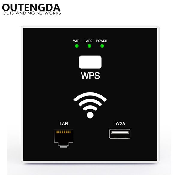 

300mbps reliable design poe 100v/220v in wall ap wifi access point for l wifi pot wisp wps wireless ap router for l