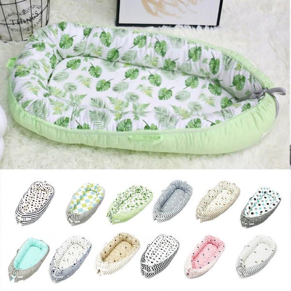 

baby nest bed crib portable removable and washable crib travel bed for children infant kids cotton cradle folding baby