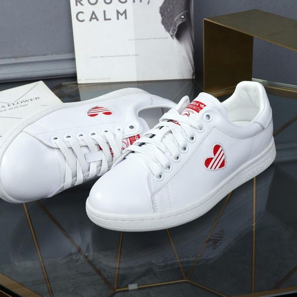 

new leather fashion breathable white shoes female autumn authentic sports casual wild flat straps color matching korean student shoes